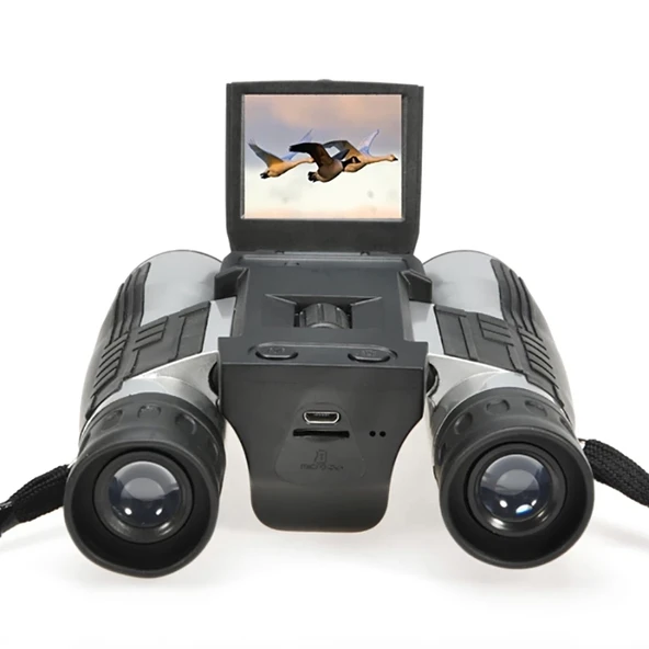 12x32 Zoom Dijital Dürbün Teleskop Kamera 5mp Cmos Sensör 2.0 İnc Tft Full Hd 1080 P Dvr Fotoğraf Video Kayıt Usb Dürbün - 6
