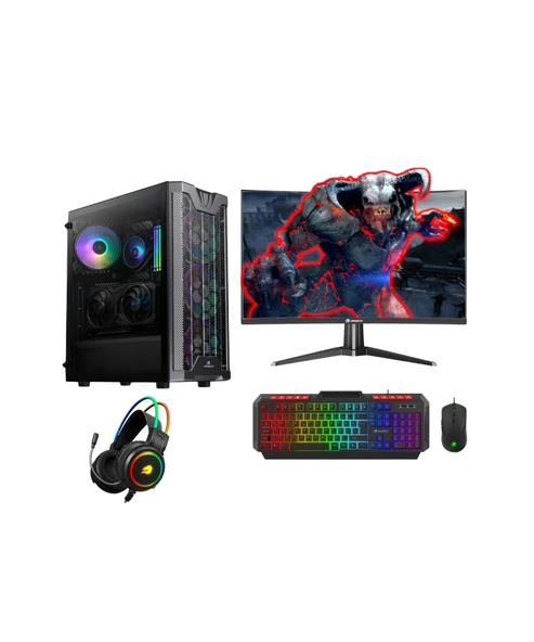 GameBooster Gb-1757 Ryzen 7 7800X 32Gb Ddr5 1Tb M2 Nvme 3050 Vga " 32 Monitör Gaming Pc