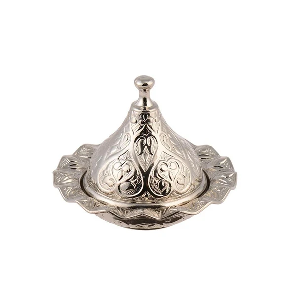 Kubbeli 6'lı Mini Lokumluk Beyaz - 2