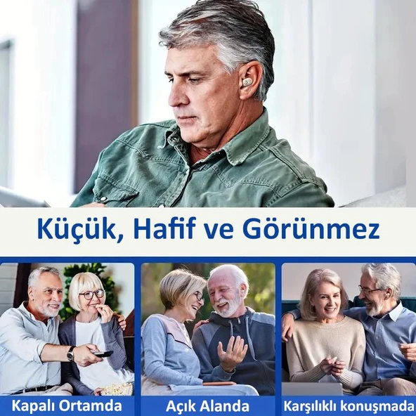 Valkyrie Duyma Yarcımcısı İşitme Cihazı Kulak İçi Ses Yükseltme Cihazı - Büyük Kapasite Kolay Kullanım Ergonomik Tasarım - 6