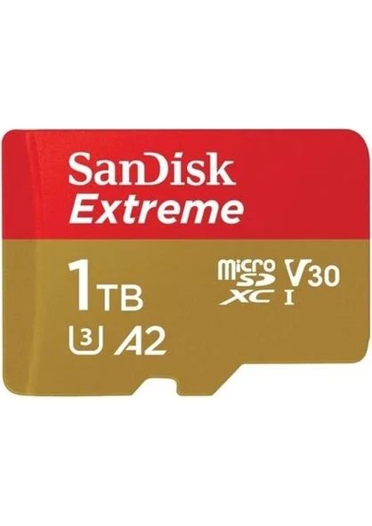 SanDisk Extreme 1 TB SDSQXAV-1T00-GN6MN UHS-I U3 A2 V30 Micro SD Kart