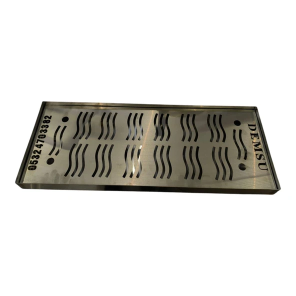 Demsu 430 Krom 3 Demlikli Çay Kazanı Damlalığı 18 x 60 Cm ürün görseli 1