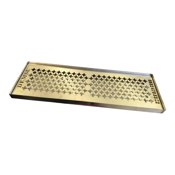 Demsu Plus 304 Krom 2 Demlikli Çay Kazanı Damlalığı 18x55 Cm