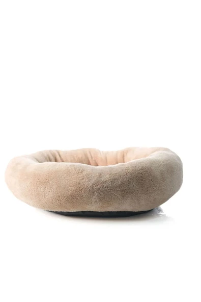 Ponchik Peluş Kedi Köpek Yatağı Simit Yumuşak Yatak - 6