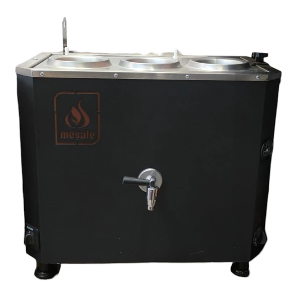 Meşale 3 Demlikli Elektrikli Siyah Çayland