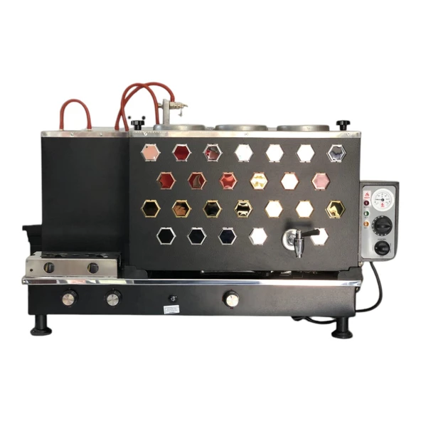 Meşale 3 Demlikli Colour Full Model Full Otomatik Çay Kazanı ürün görseli 1