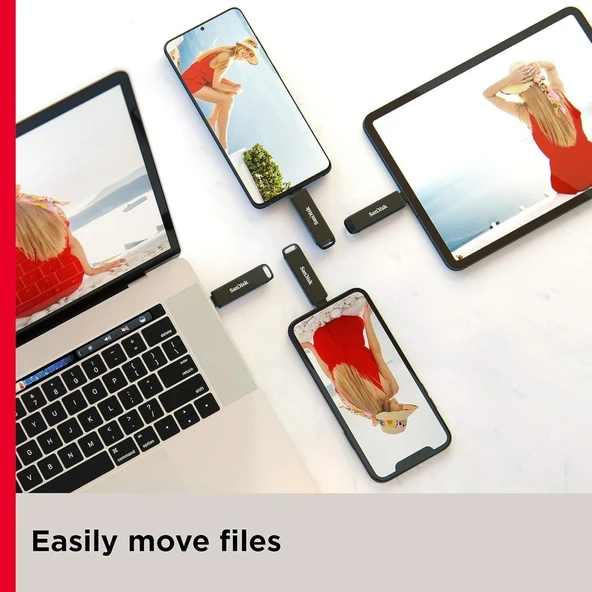 OUTLET Sandisk iXpand Luxe 128GB iPhone USB Bellek SDIX70N-128G-GN6NE OUTLET - 6