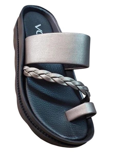 VOGA 1724 PLATİN CİLT PARMAK ARASI COMFORT CASUAL ANAATOMİK TERLİK - 4