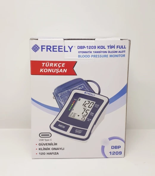 FREELY Tam Otomatik Üst Koldan Ölçer Konuşan Tansiyon Aleti  Bp-1209 - 3