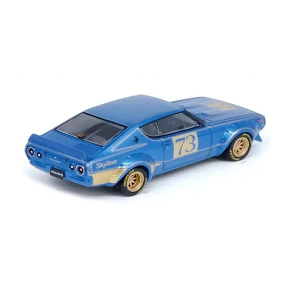 Inno 1:64 Nissan Skyline 2000 GT-R (KPGC110) Racing Concept 1972 Blue IN64-KPGC110RC-BLU - 2