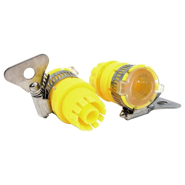 SUNUP SN-25977 SARI KELEPÇELİ MUSLUK ADAPTÖRÜ - 2