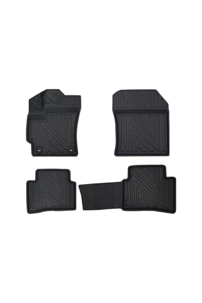 Alpax  Toyota Corolla 2018 ve Sonrası Premium Havuzlu Oto Paspas | Sedan-Benzin&Lpg