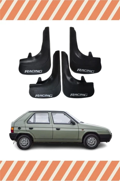 Heda Tex  Skoda Favorit Sports Yazılı 4'lü Tozluk Çamurluk Paçalık ürün görseli