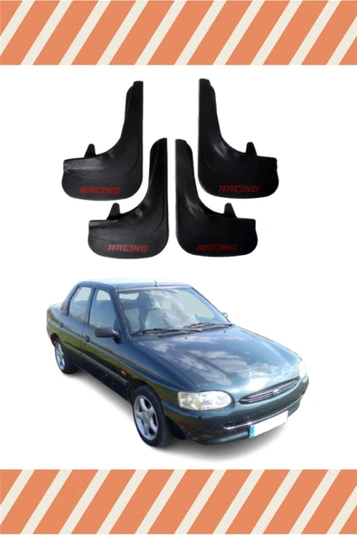 Heda Tex  Ford Escort Racing Yazılı 4'lü Tozluk Çamurluk Paçalık ürün görseli