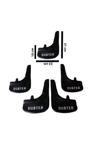 Heda Tex  Dacia Duster 2010-2017  4'Lü Tozluk Çamurluk Paçalık - Resim 2
