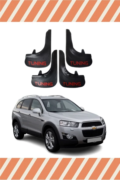 Heda Tex  Chevrolet Captiva Tunıng Yazılı 4'lü Tozluk Çamurluk Paçalık ürün görseli