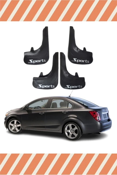 Heda Tex  Chevolet Aveo Sd 2011 Ve Sonrası Sports Yazılı 4'lü Tozluk Çamurluk Paçalık ürün görseli