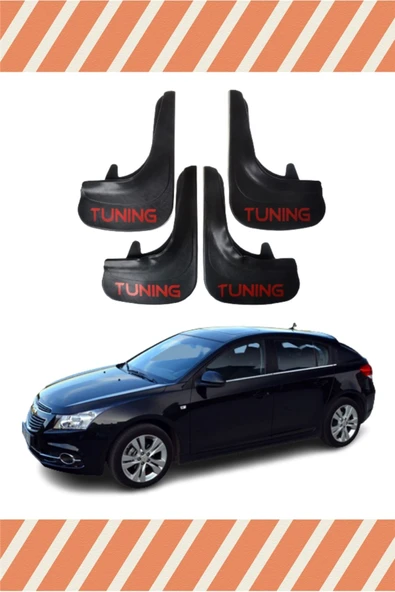Heda Tex  Chevrolet Cruze Hb Tüm Kasalar Tunıng Yazılı 4'lü Tozluk Çamurluk Paçalık ürün görseli