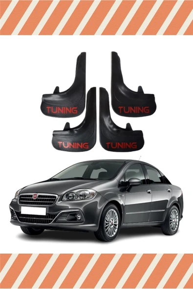 Heda Tex  DB Fiat Linea Tüm Kasalar Tunıng Yazılı 4'lü Tozluk Çamurluk Paçalık ürün görseli