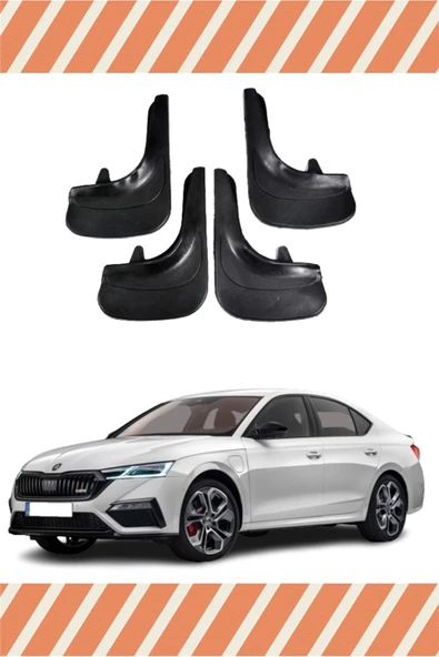 Heda Tex  HG Skoda Octavia 4'lü Tozluk Çamurluk Paçalık ürün görseli