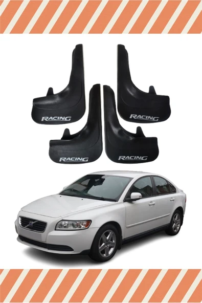 Heda Tex  DB Volvo S 40 Racing Yazılı 4'lü Tozluk Çamurluk Paçalık ürün görseli