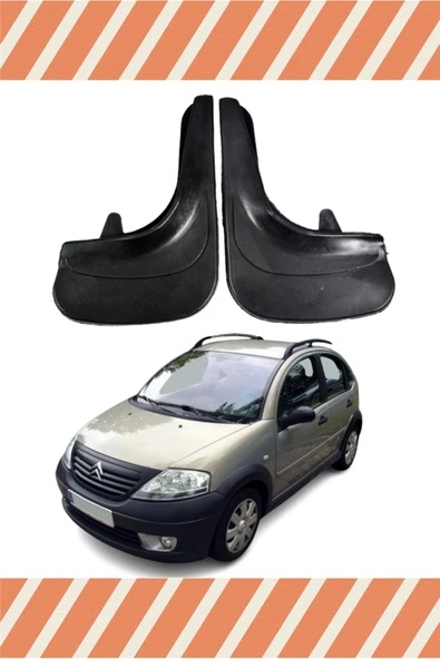 Heda Tex  Citroen C3 2002-2010 2'li Tozluk Çamurluk Paçalık ürün görseli