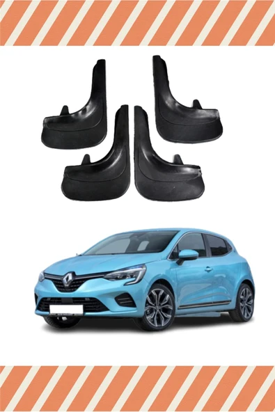 Heda Tex  Renault Clio 5 4'lü Tozluk Çamurluk Paçalık
