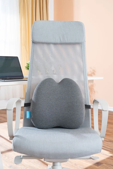 Softlife Ortopedik Visco Lüx Bel Yastığı Ofis Araba Koltuk Yastığı Bel Destek Minderi 39x39x11 cm - 3