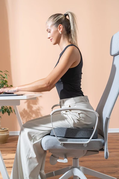 Softlife Visco Coccyx Serinletici Jelli Ortopedik Oturma Minderi Kuyruk Sokumu Minderi - 4