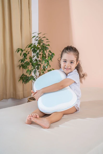 Softlife Jelli Visco Yastık Uyku Arkadaşı Bulut Çocuk Yastığı Serinleten Yastık 45x30x8 cm - 6