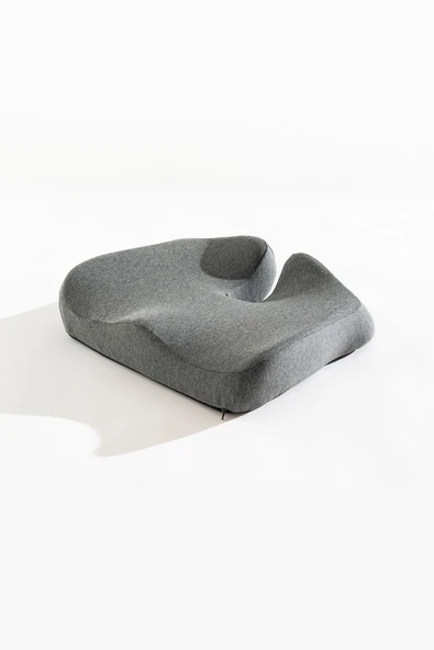 Softlife Visco Ortopedik Coccyx Oturma Minderi Kuyruk Sokumu Visco Minder 47x41x12 Cm - 3