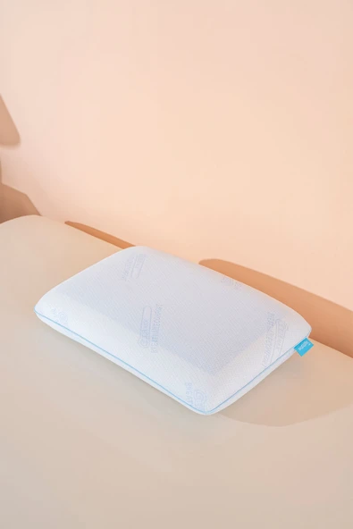 Softlife Visco Terletmeyen Ortopedik Yastık Serinleten Visco Yastık Jelli Yastık 60x40x13cm - 6