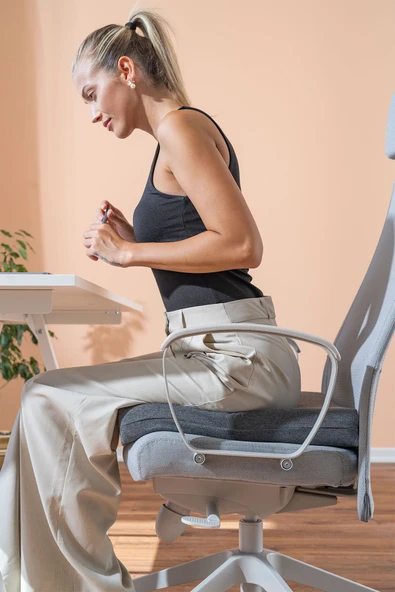 Softlife Jelli Visco Tekerlekli Sandalye Minderi Visko Kare Oturma Minderi Serinleten Minder 45x43x7 cm - 4
