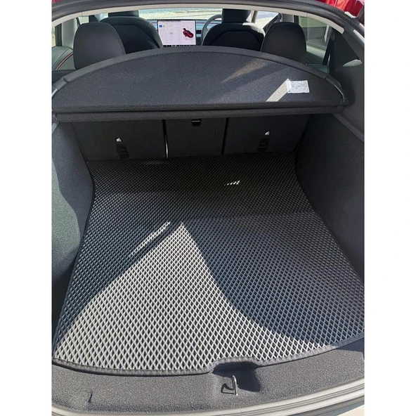 Bod Tesla Model Y Bagaj Havuzu Paspası Yeni Nesil 2020-Sonrası Siyah - Resim 3