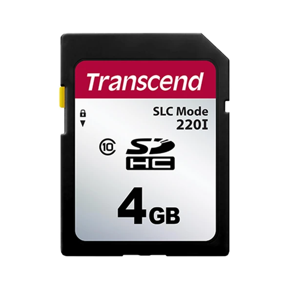 Transcend TS4GSDC220I 4GB Endüstriyel Hafıza Kartı - 1