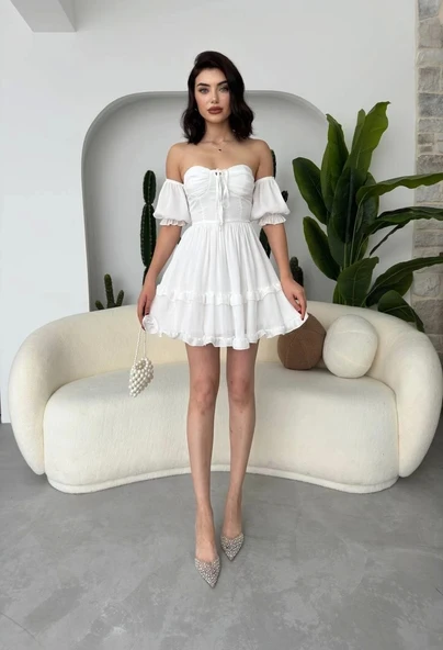 Vingo Mini Elbise - 6
