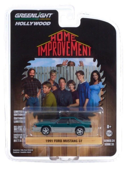Greenlight 1990 Ford GT Home Improvement 1/64 Model Araba