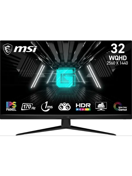 MSI G321Q 31.5 IPS QHD 170HZ 1MS FREESYNC PREMIUM FLAT GAMING MONITOR - 1