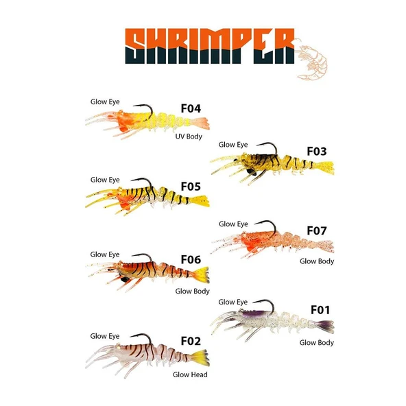 Fujin Shrimper 75mm 8.5gr Silikon Karides Yem ürün görseli