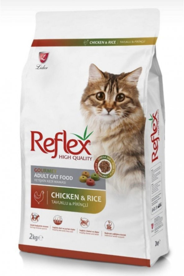Reflex Multi Color Yetişkin Tavuklu Renkli Kedi Maması 750 X 2 ADET - ŞEFFAF PAKET