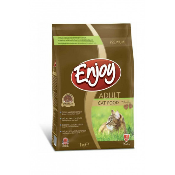 ENJOY Tavuklu Yetişkin Kedi Maması 1 Kg X2 ADET- DÖKME