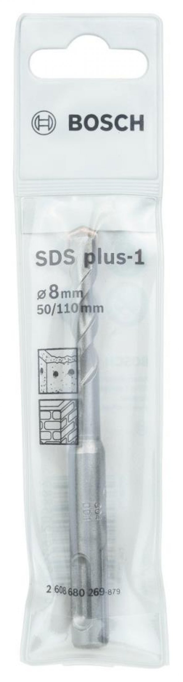 Bosch - Plus-1 Serisi, SDS-plus Kırıcı Delici Matkap Ucu 8110 mm - 2