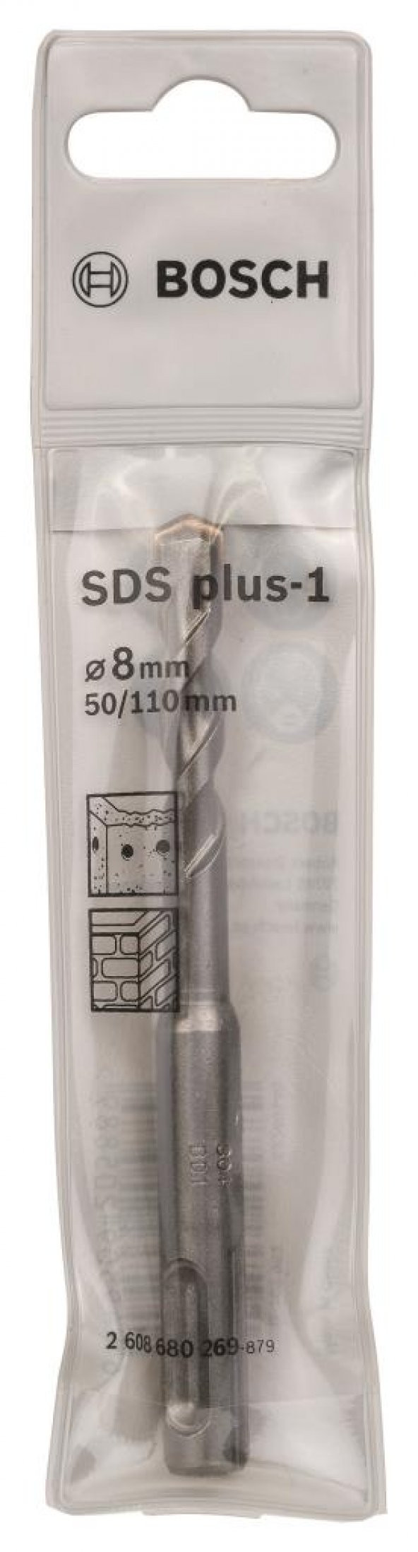 Bosch - Plus-1 Serisi, SDS-plus Kırıcı Delici Matkap Ucu 8110 mm - 6