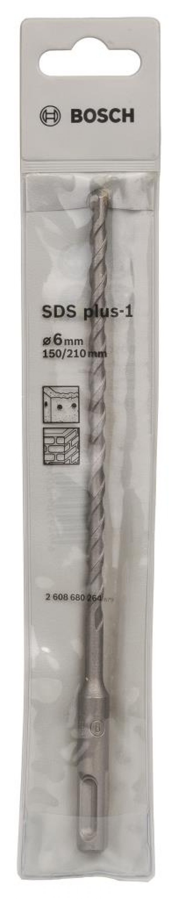 Bosch - Plus-1 Serisi, SDS-plus Kırıcı Delici Matkap Ucu 6*210 mm - 4