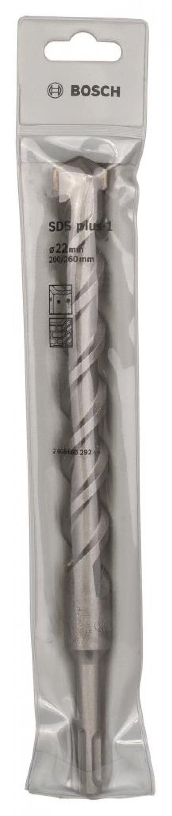 Bosch - Plus-1 Serisi, SDS-plus Kırıcı Delici Matkap Ucu 22*260 mm - Resim 4