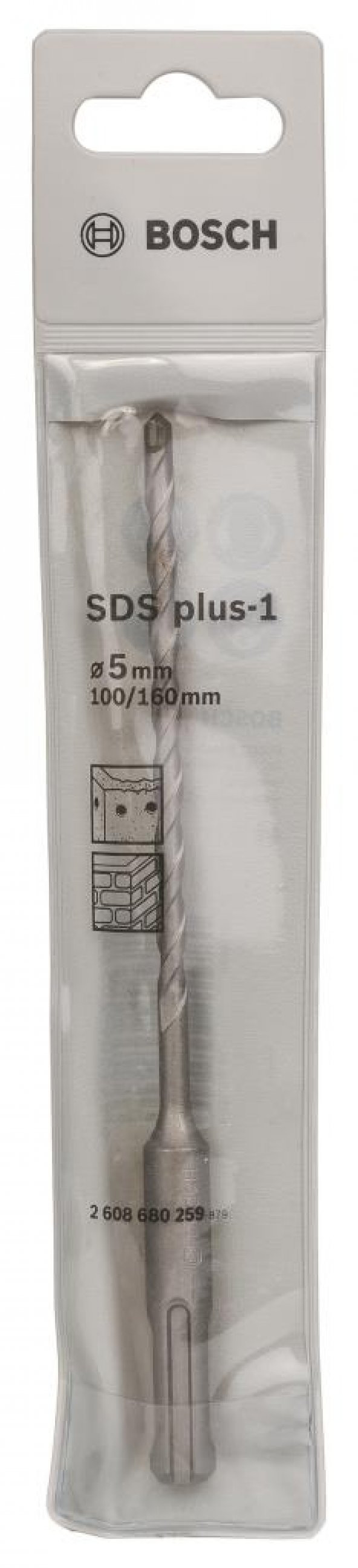 Bosch - Plus-1 Serisi, SDS-plus Kırıcı Delici Matkap Ucu 5*160 mm - 4