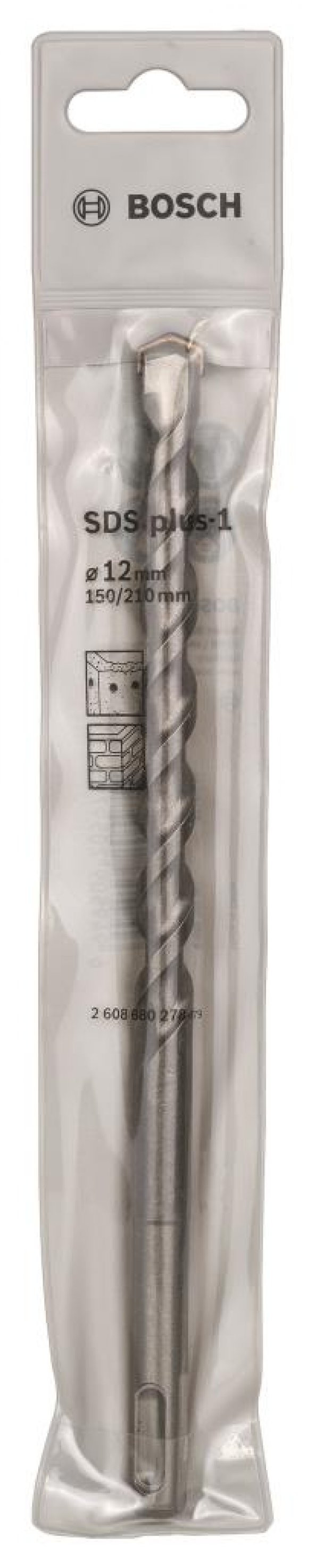Bosch - Plus-1 Serisi, SDS-plus Kırıcı Delici Matkap Ucu 12*210 mm - 6