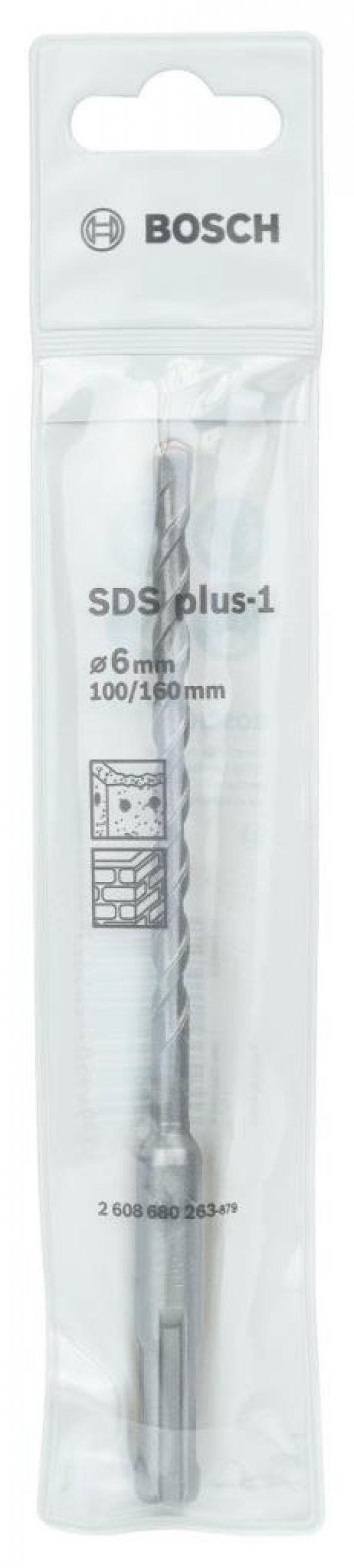 Bosch - Plus-1 Serisi, SDS-plus Kırıcı Delici Matkap Ucu 6*160 mm - 2