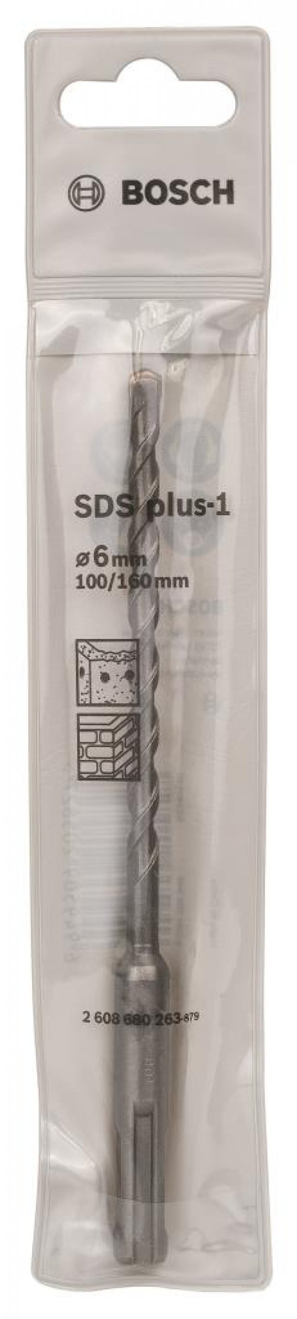 Bosch - Plus-1 Serisi, SDS-plus Kırıcı Delici Matkap Ucu 6*160 mm - 4