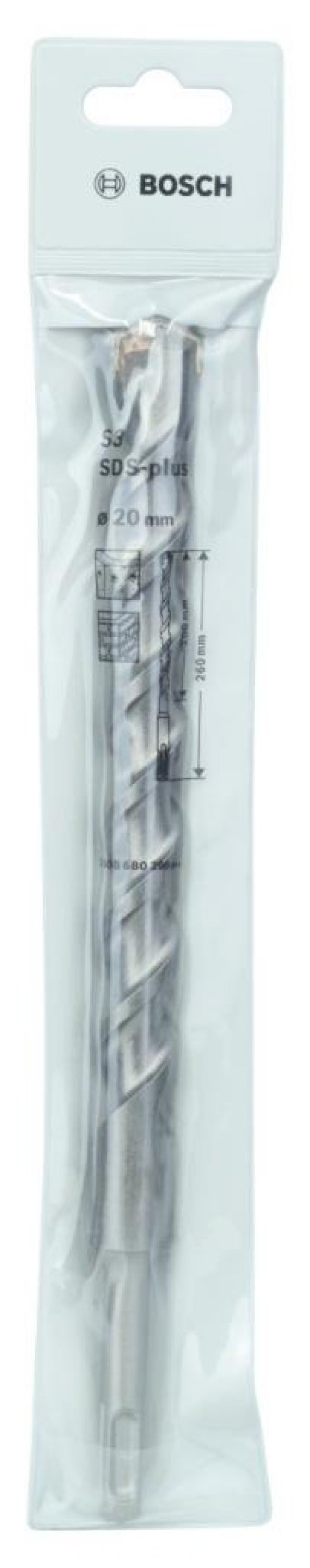 Bosch - Plus-1 Serisi, SDS-plus Kırıcı Delici Matkap Ucu 20*260 mm - 2